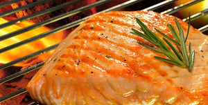 Gegrillter Lachs mit Chili-Limetten-Marinade