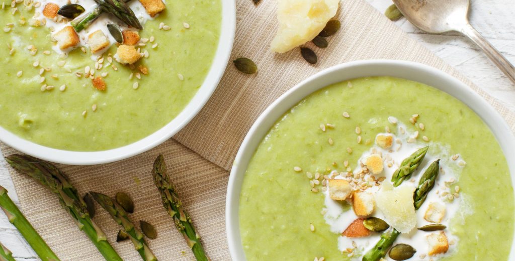 Grüne Spargelsuppe
