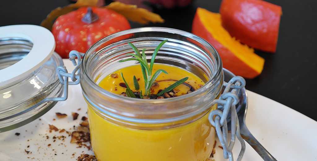 Klassische Kürbissuppe