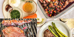 Kochen mit Wein: Rotwein-Marinade für Steaks & Lamm