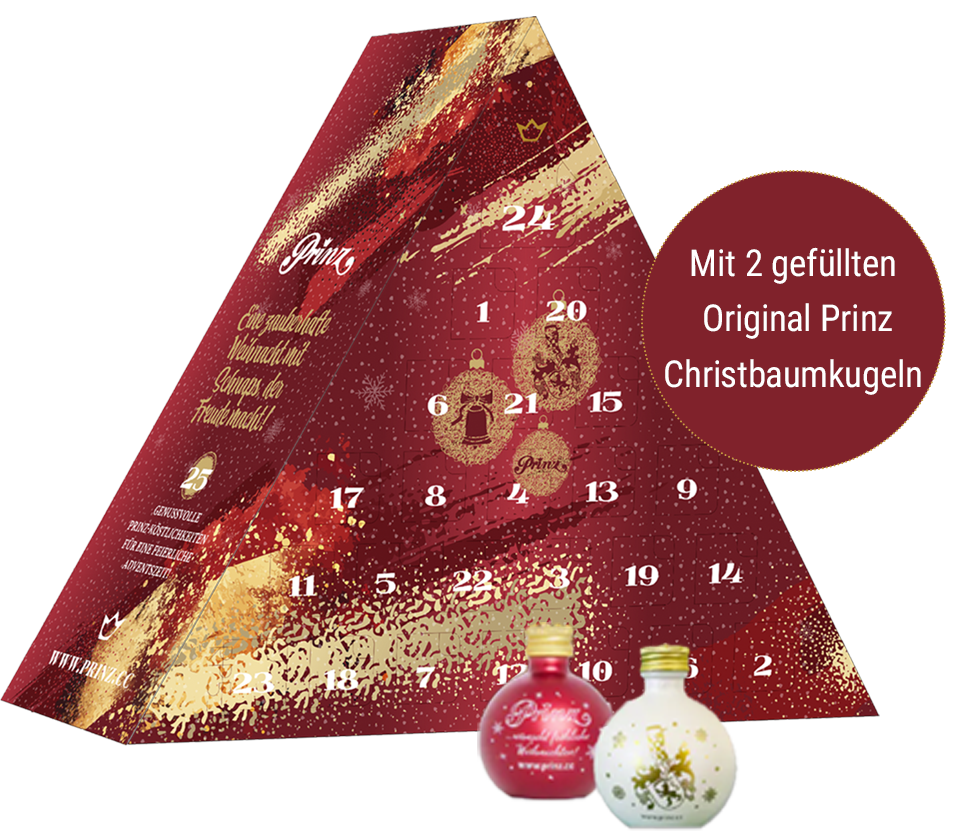 Prinz Adventskalender Schnaps Klassik