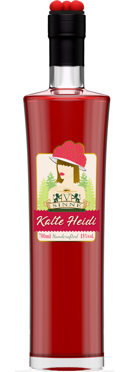 Kalte Heidi Aperitif mit Gin 15 % Vol. Spirituose