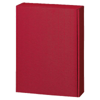 3er Geschenkkarton Welle bordeaux rot