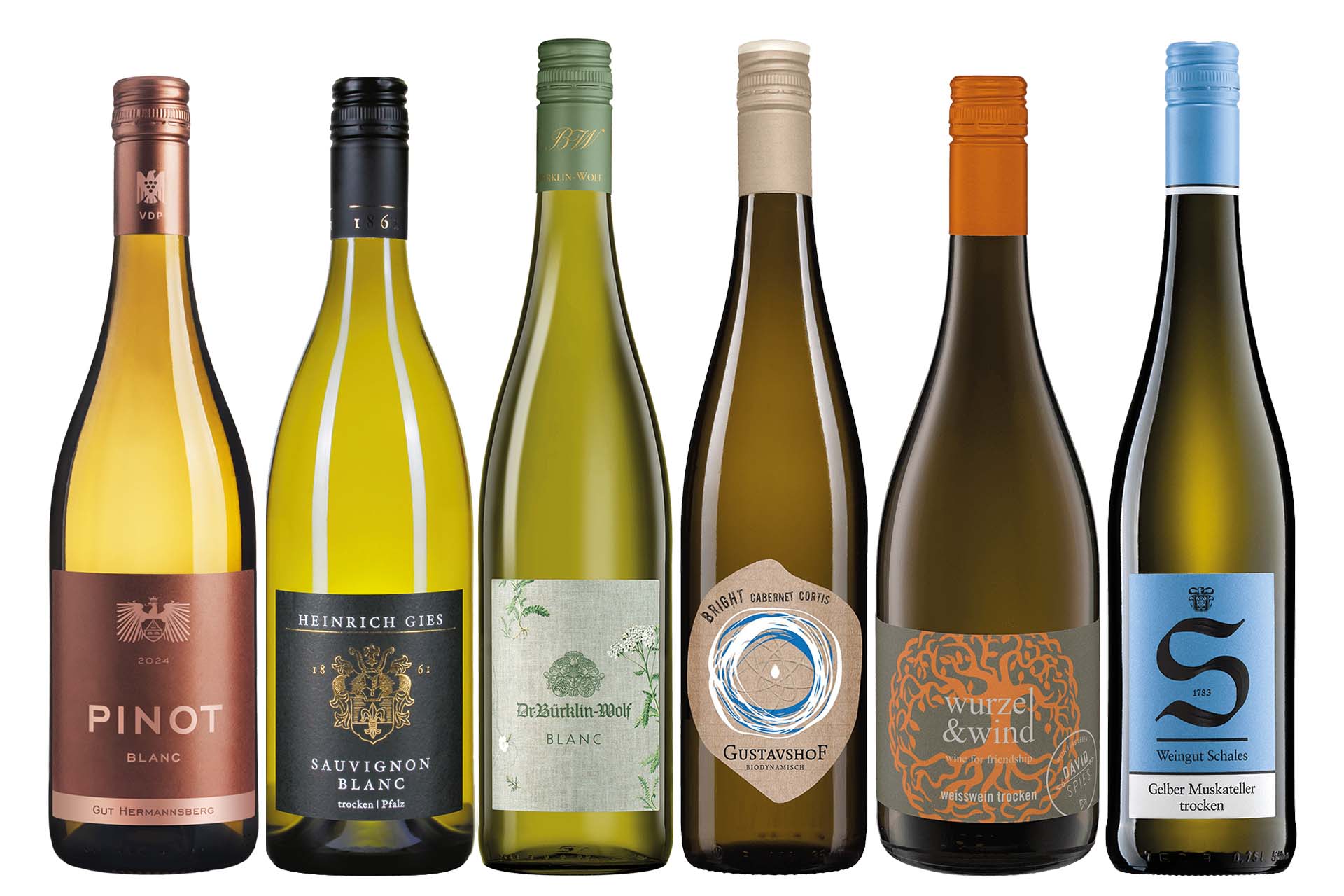 Weißwein-Vielfalt aus Deutschland