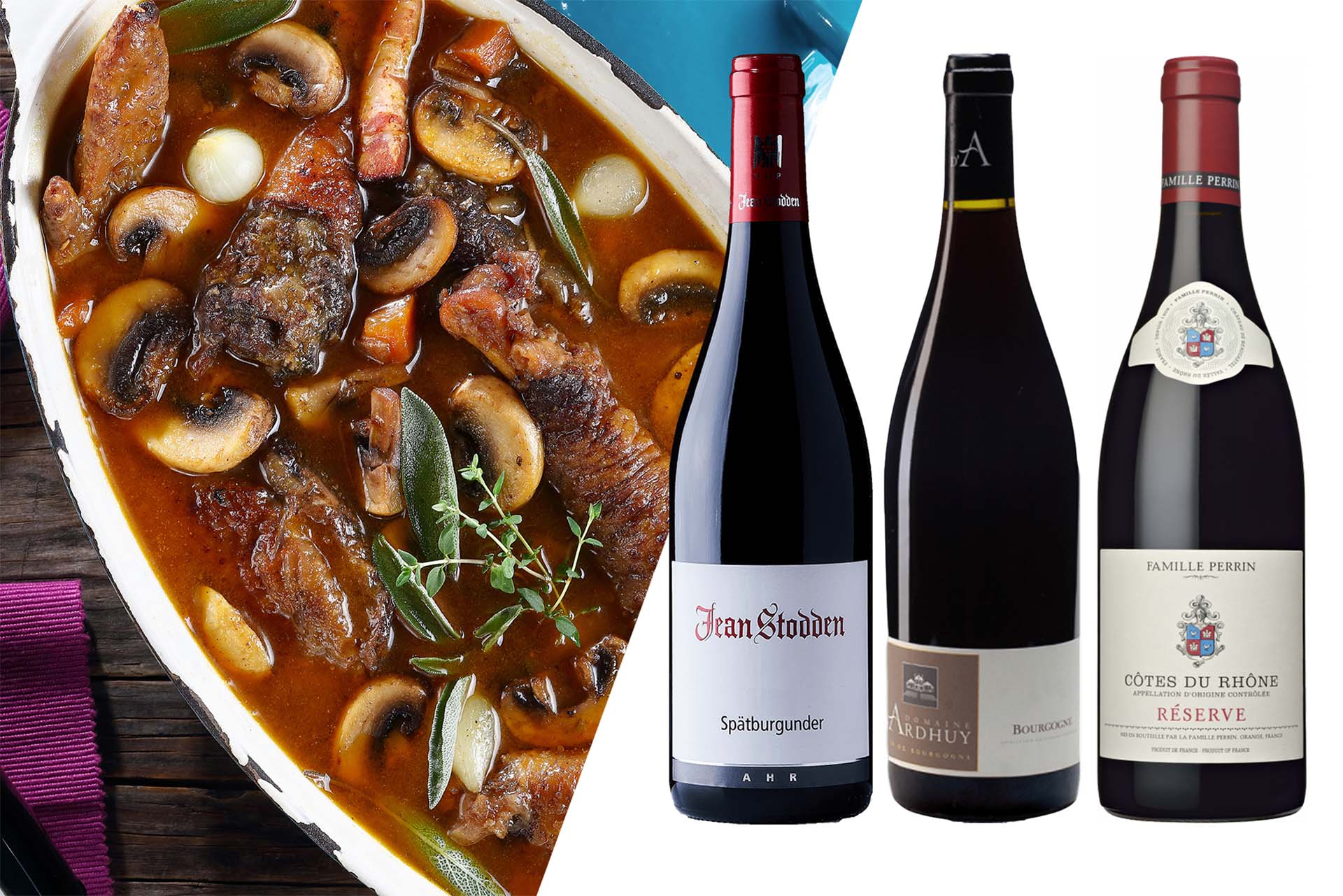 Das Weinpaket - Coq au Vin Rouge