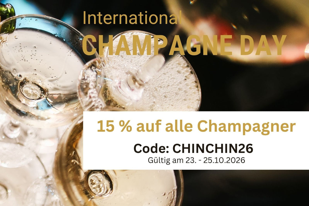 Aktion zum Internationeal Champagne Day: 15 % auf alle Chamapgner