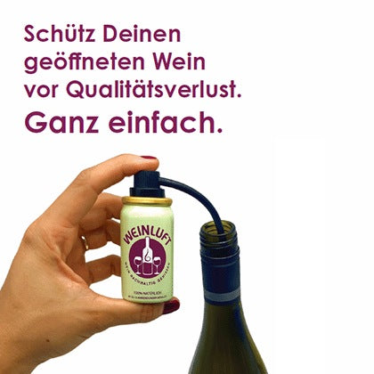 Weinluft Weinkonservierung