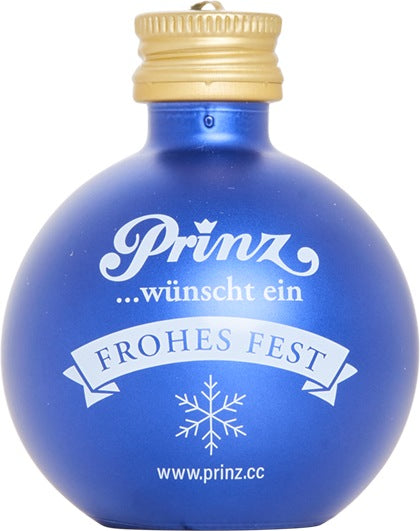 Prinz Christbaumkugel blau