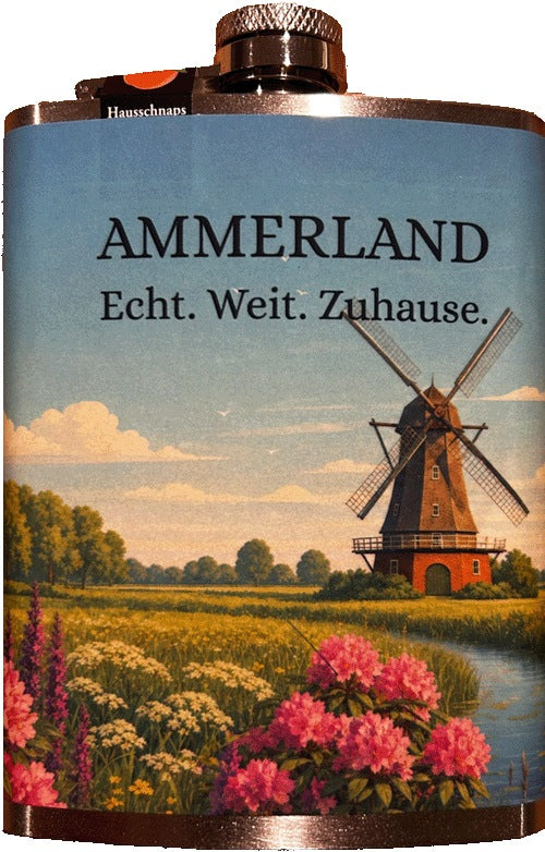 Edelstahl Flachmann Ammerland