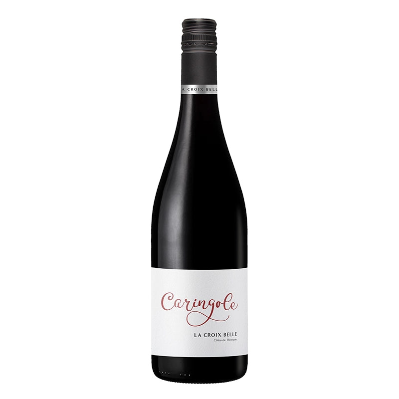 La Croix Belle Caringole Rotwein, Côtes de Thongue, Flasche mit weißem Etikett