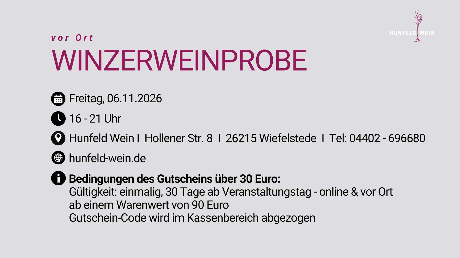 Eintrittskarte Winzerweinprobe