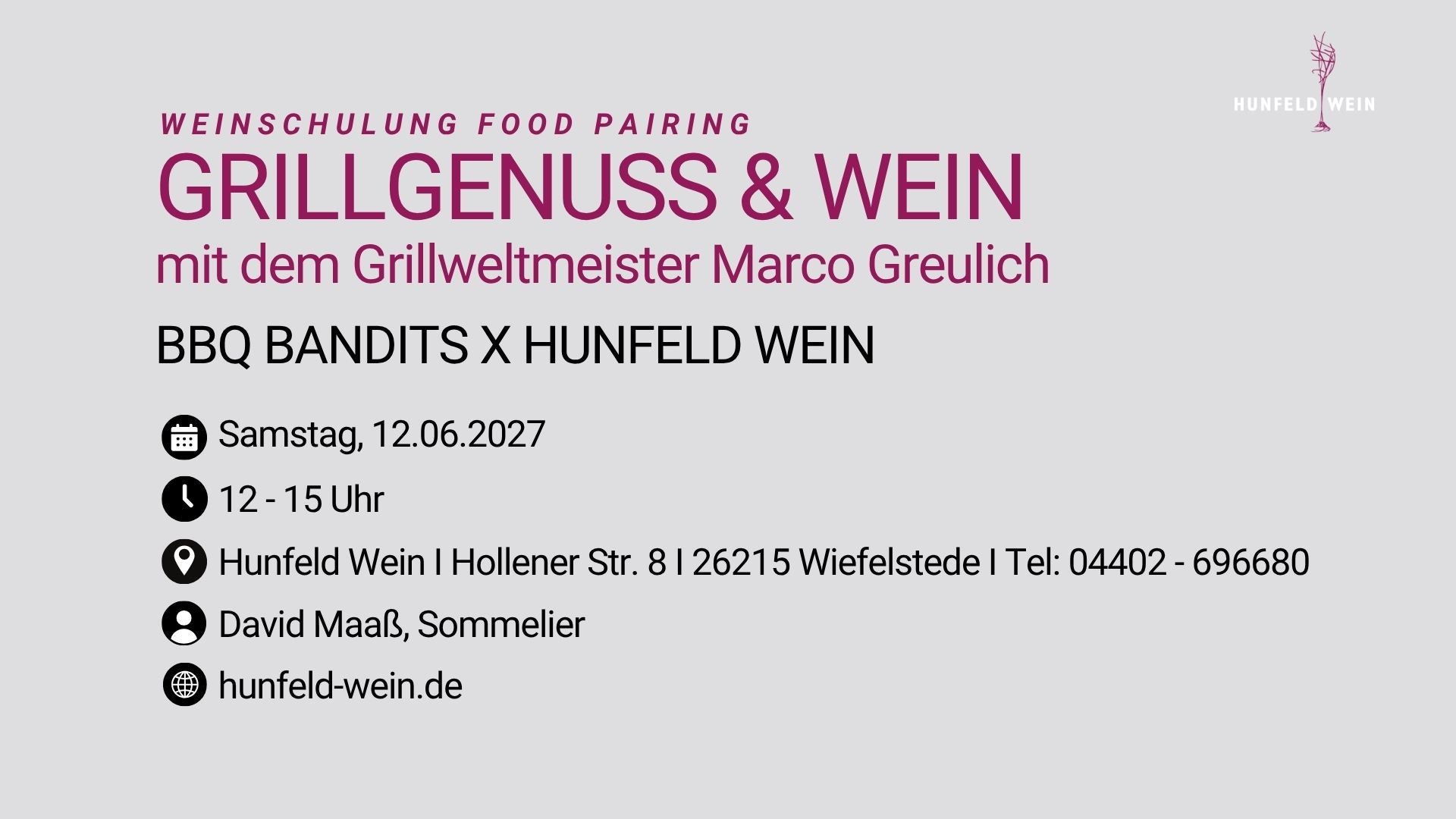 Grillgenuss mit dem Grillweltmeister Marco Greulich